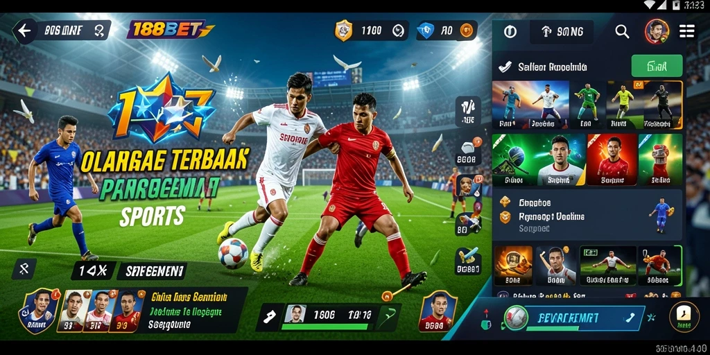 Tampilan gameplay menarik dari 188BET dengan fitur taruhan olahraga.