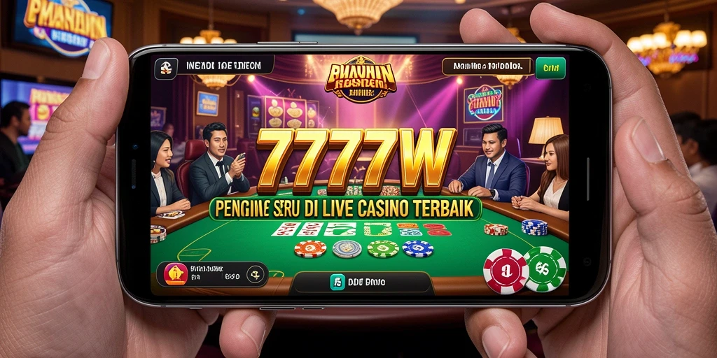 Tampilan permainan Live Casino yang menarik dan interaktif