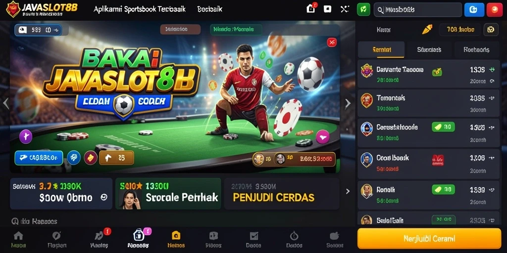Tampilan gameplay <strong>JAVASLOT88</strong> yang menarik saat melakukan taruhan olahraga.
