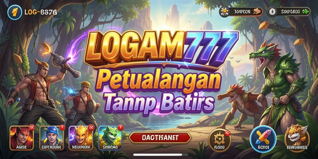 Screenshot LOGAM777 menampilkan momen epik dalam gameplay petualangan.