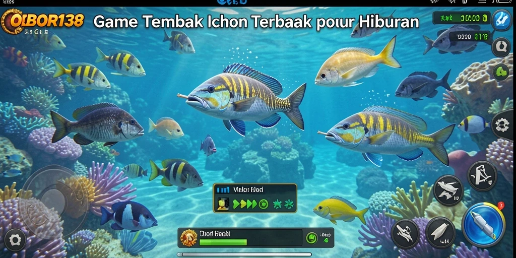Screenshot gameplay OBOR138 menampilkan aksi menembak ikan yang seru.